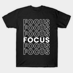 Focus Latter Graphic T-Shirt